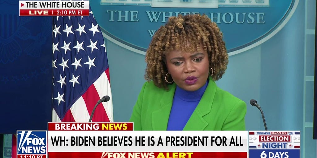 White House denies that Biden views Trump's supporters as 'garbage': 'He is a president for all'