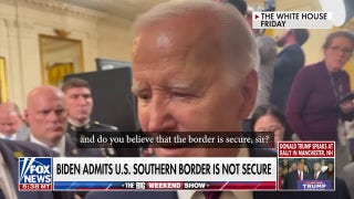Biden admits southern border isn't secure, not ready to admit it's a crisis: Tomlinson - Fox News