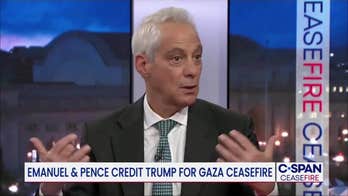 Rahm Emanuel admits that 'President Trump deserves credit' for Israel-Hamas peace deal