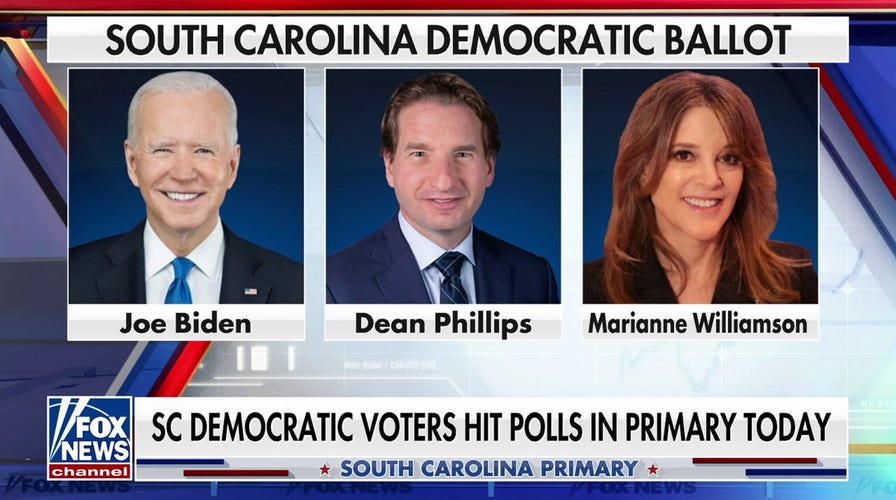 South Carolina voters hit the polls in today’s Democratic primary