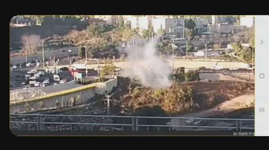 Jerusalem surveillance video shows moment explosion rocked bus stop