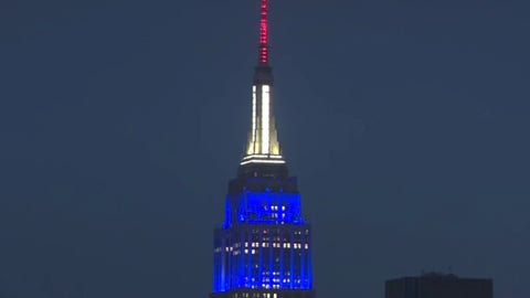 Empire State Building lit in honor Fox News 25th anniversary