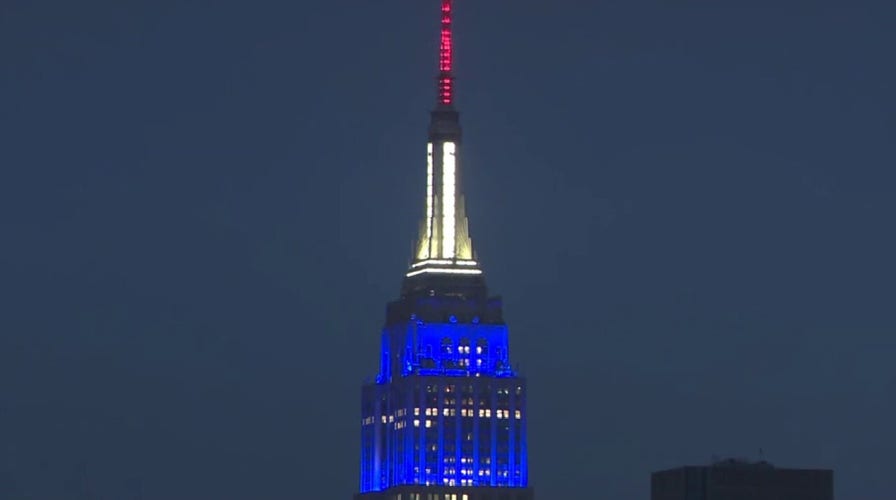 Empire State Building lit in honor of Fox News' 25th anniversary
