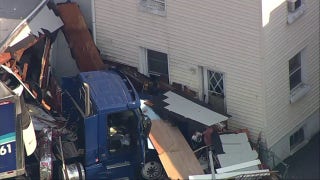 Tractor trailer crashes into New Jersey home - Fox News
