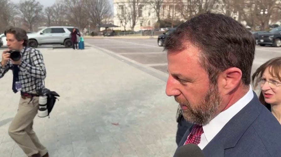 Sen. Markwayne Mullin takes questions after Trump taps him for DHS