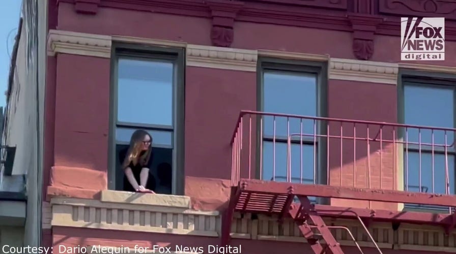 Video of Anna Sorokin from her East Village apartment