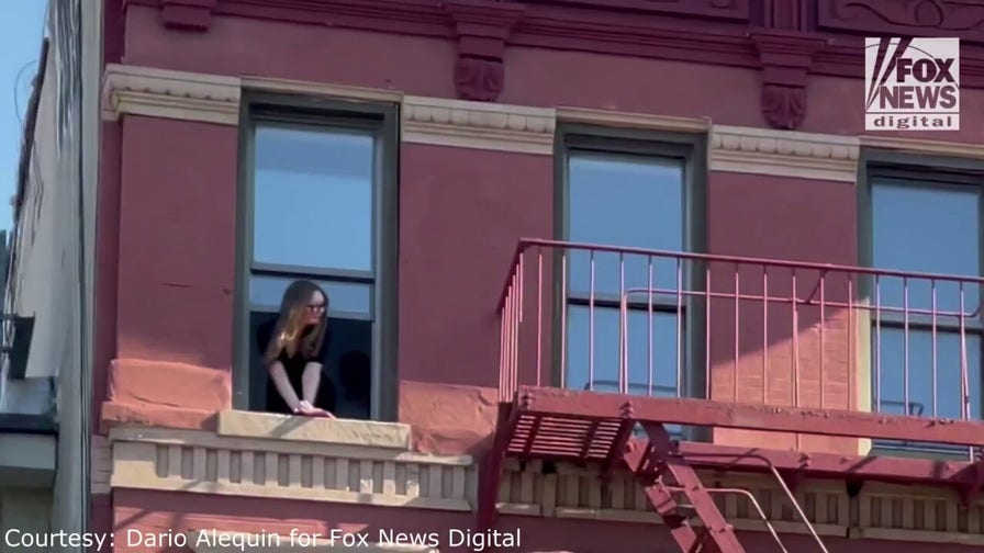 Video of Anna Sorokin from her East Village apartment
