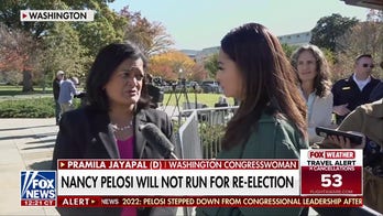 Jayapal dodges when pressed on Chuck Schumer's leadership: 'I have to go'