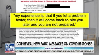 Fauci emails reveal concerns over COVID vaccine side effects