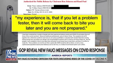 Fauci emails reveal concerns over COVID vaccine side effects