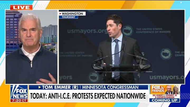 Rep. Tom Emmer slams Minneapolis Mayor Frey, Democrats over anti-ICE rhetoric
