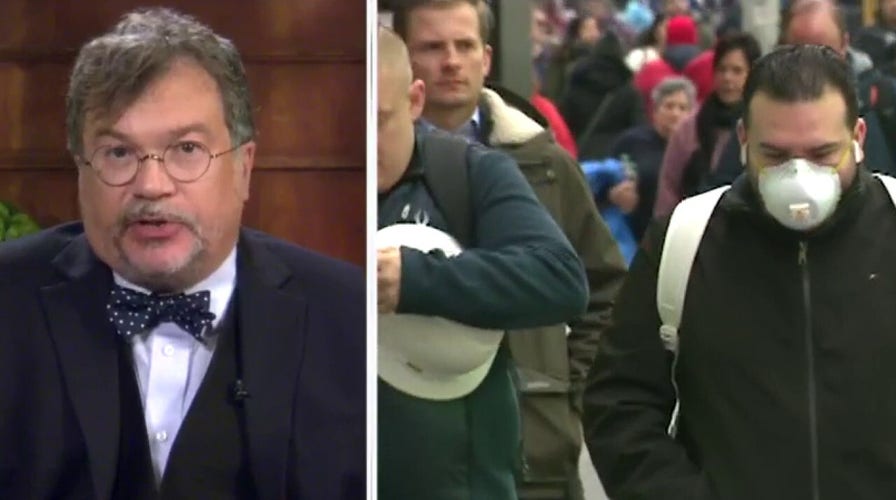 Dr. Peter Hotez: When somebody coughs, sneezes, micro droplets spread that contain virus