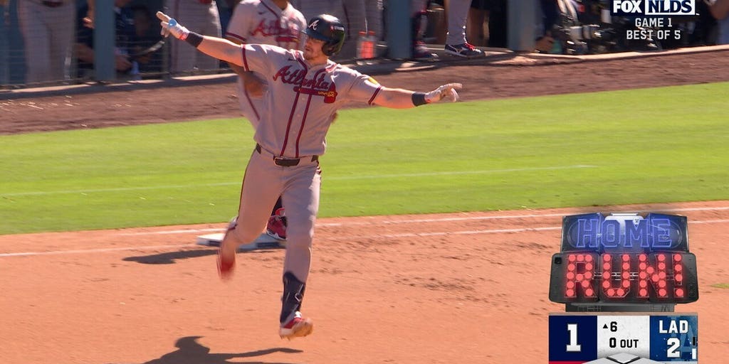 Sean Murphy hits solo home run, shrinking Braves' deficit against Dodgers