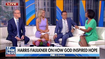 Harris Faulkner reveals cover of new book 'Faith Still Moves Mountains'