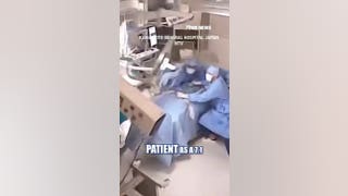 Japanese surgeons SHIELD patient during powerful earthquake
