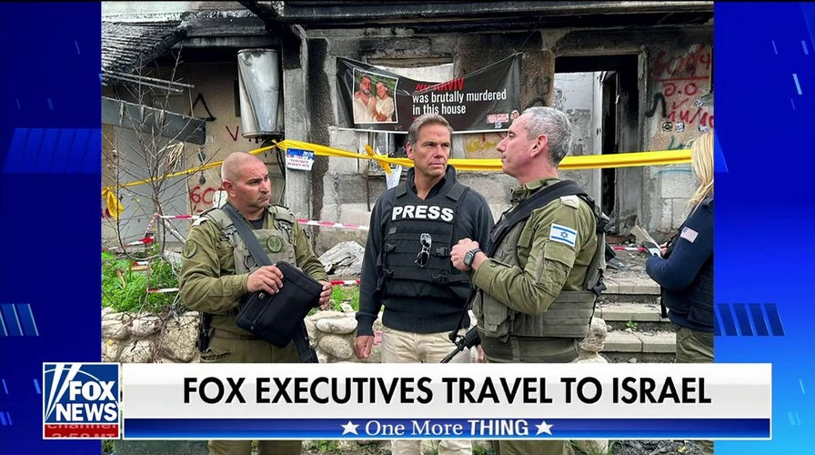 Fox Corporation CEO Lachlan Murdoch, FOX News leadership tour Israel 