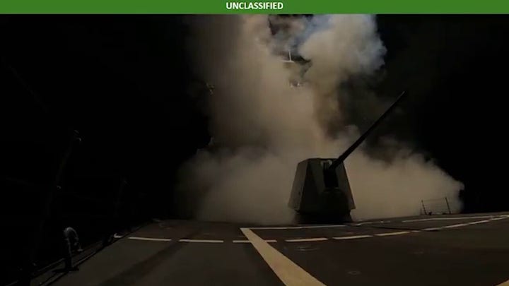 Department of War releases video showing US strikes launched against ISIS targets