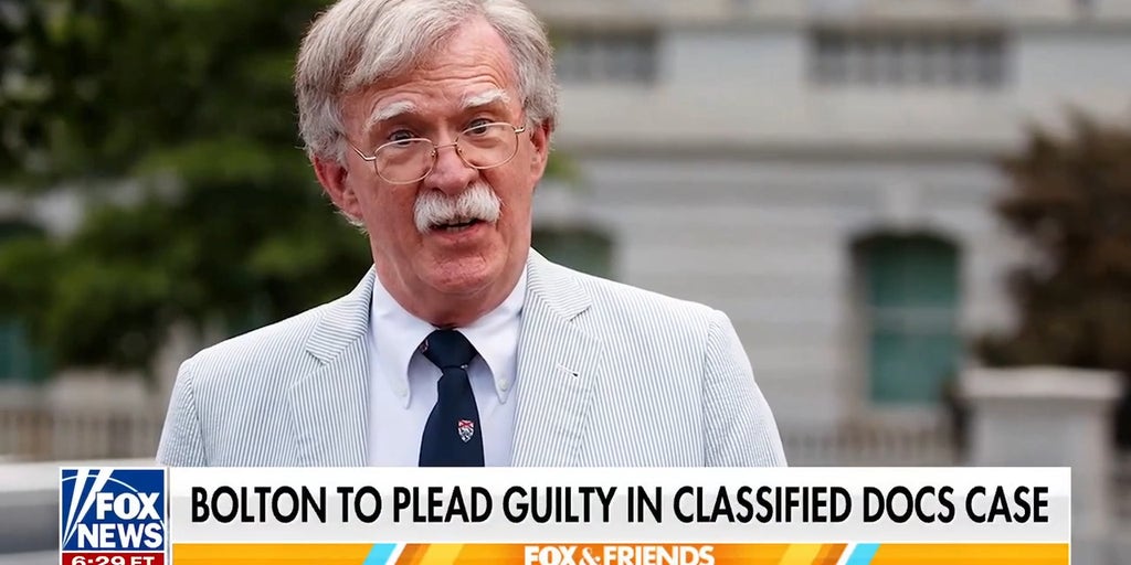 John Bolton to plead guilty in classified docs case