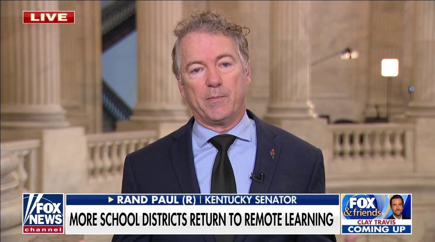 Rand Paul says the science does not support shutting down schools: ‘We need to get rid of the hysteria’