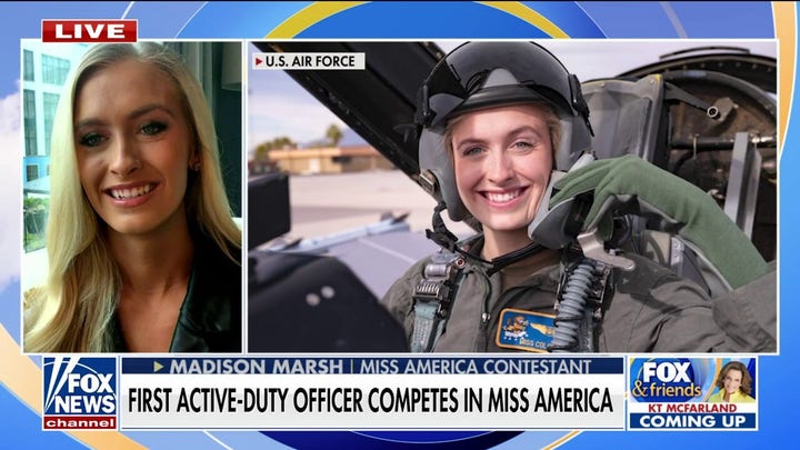 U.S. Air Force Officer Madison Marsh Wins 2024 Miss America Competition ...