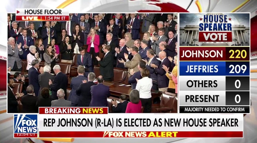 Rep. Mike Johnson elected as new House speaker