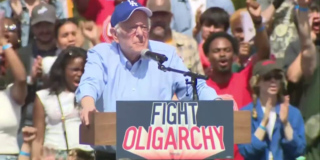 Sen Bernie Sanders says large crowd at latest rally makes Trump, Musk 'very nervous'