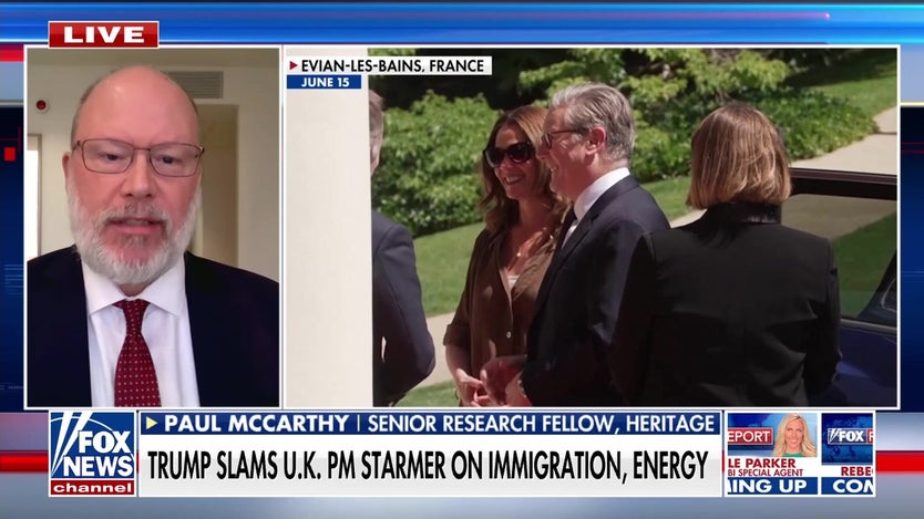 Trump slams UK PM Keir Starmer over immigration, energy failures