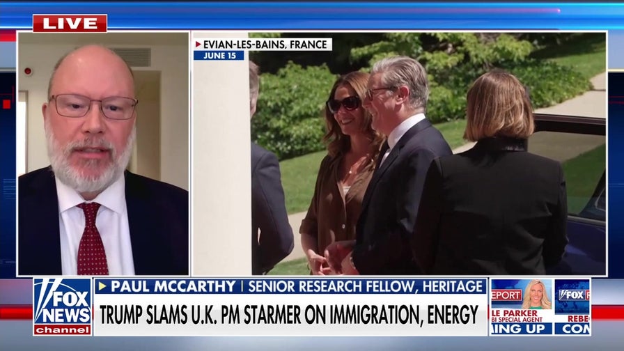 Trump slams UK PM Keir Starmer over immigration, energy failures