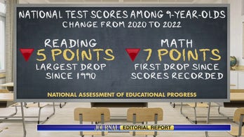 America is losing ground in reading and math