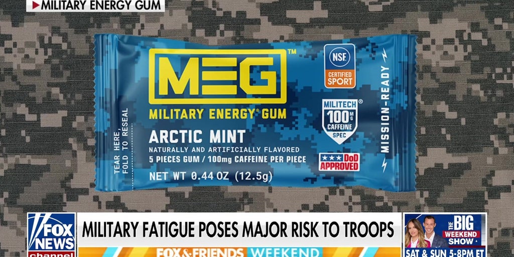 Caffeinated gum aims to combat military fatigue