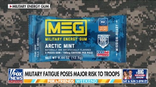 Caffeinated gum aims to combat military fatigue