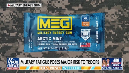Caffeinated gum aims to combat military fatigue