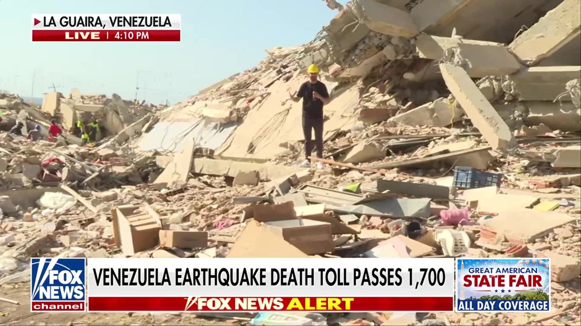Venezuela earthquake death toll passes 1,700: Report