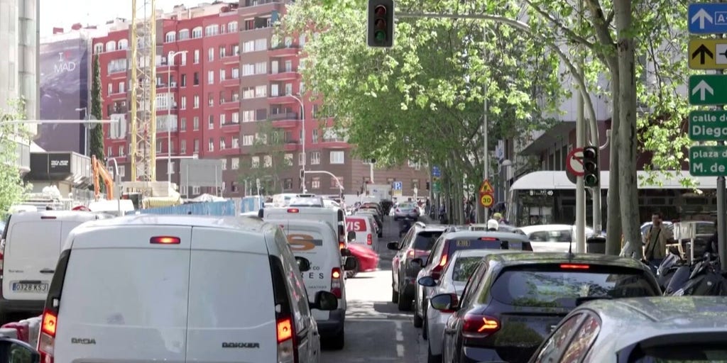 Traffic lights out in Spain as massive power outage impacts country