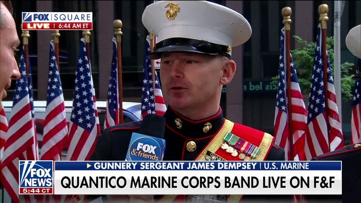 Quantico Marine Corps Band joins 'Fox & Friends' on Memorial Day