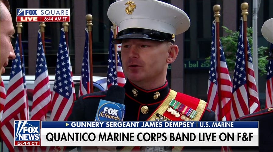 Quantico Marine Corps Band joins 'Fox & Friends' on Memorial Day