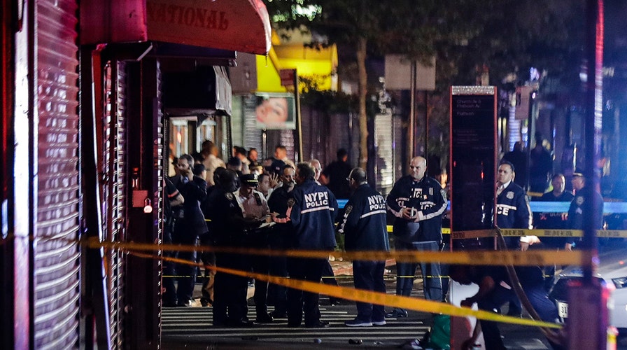 Three NYPD officers wounded during riots in stable condition
