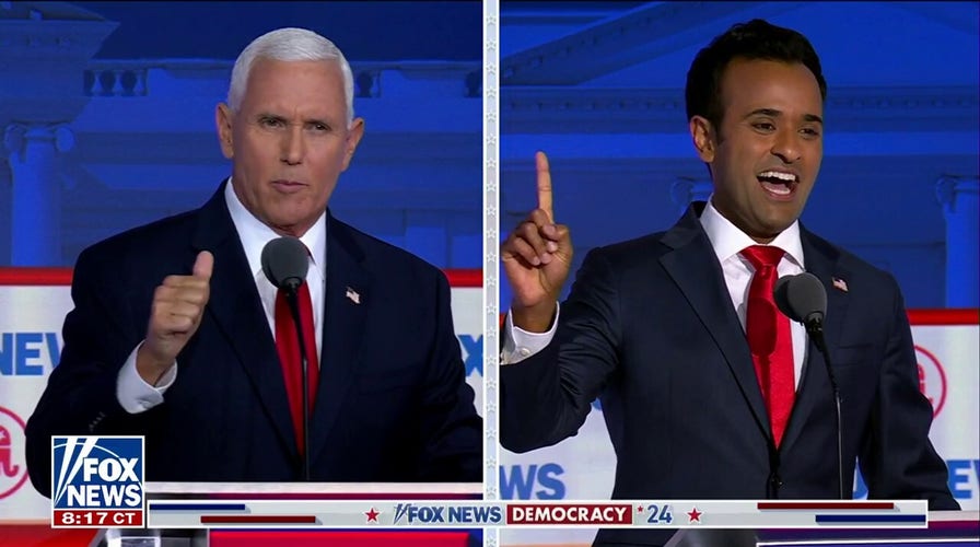 Mike Pence and Vivek Ramaswamy Clash Over Presidential Powers in Fiery GOP Debate