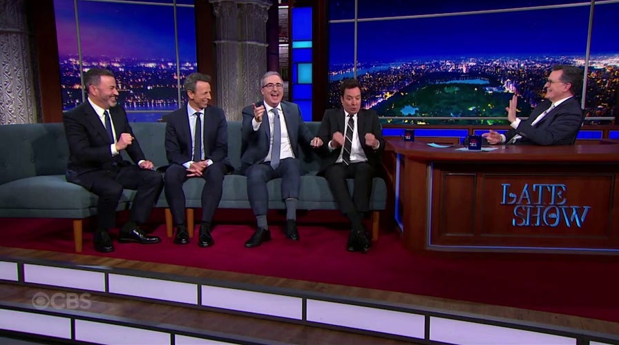 Kimmel demands Colbert unleash 'angry Stephen' successful  effect   to show's cancellation