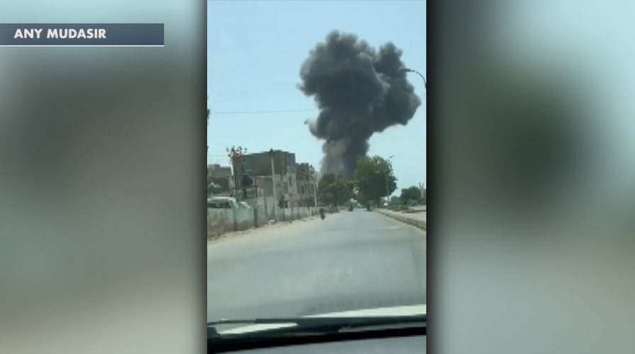 Black smoke seen rising from passenger plane crash in Karachi, Pakistan