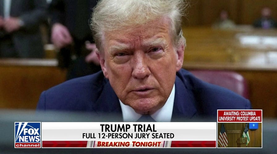'Roller coaster of a day' ends with full 12-person jury seated in Trump trial