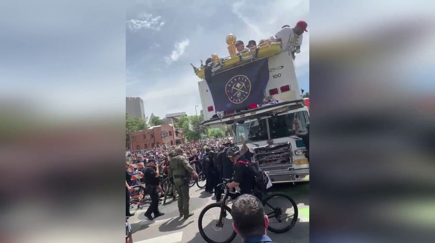 Denver police officer seriously injured by firetruck during Nuggets NBA championship parade