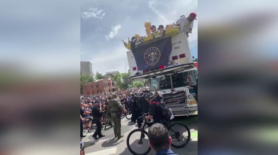 Denver police officer seriously injured by firetruck during Nuggets NBA championship parade