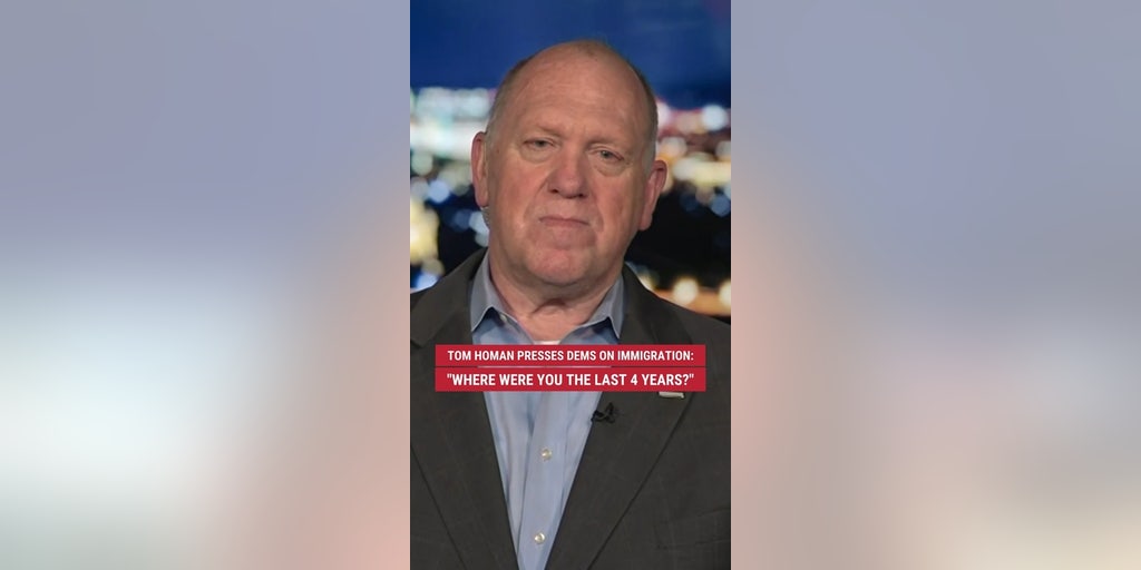 Tom Homan presses Democrats on immigration: "Where were you the last four years?"