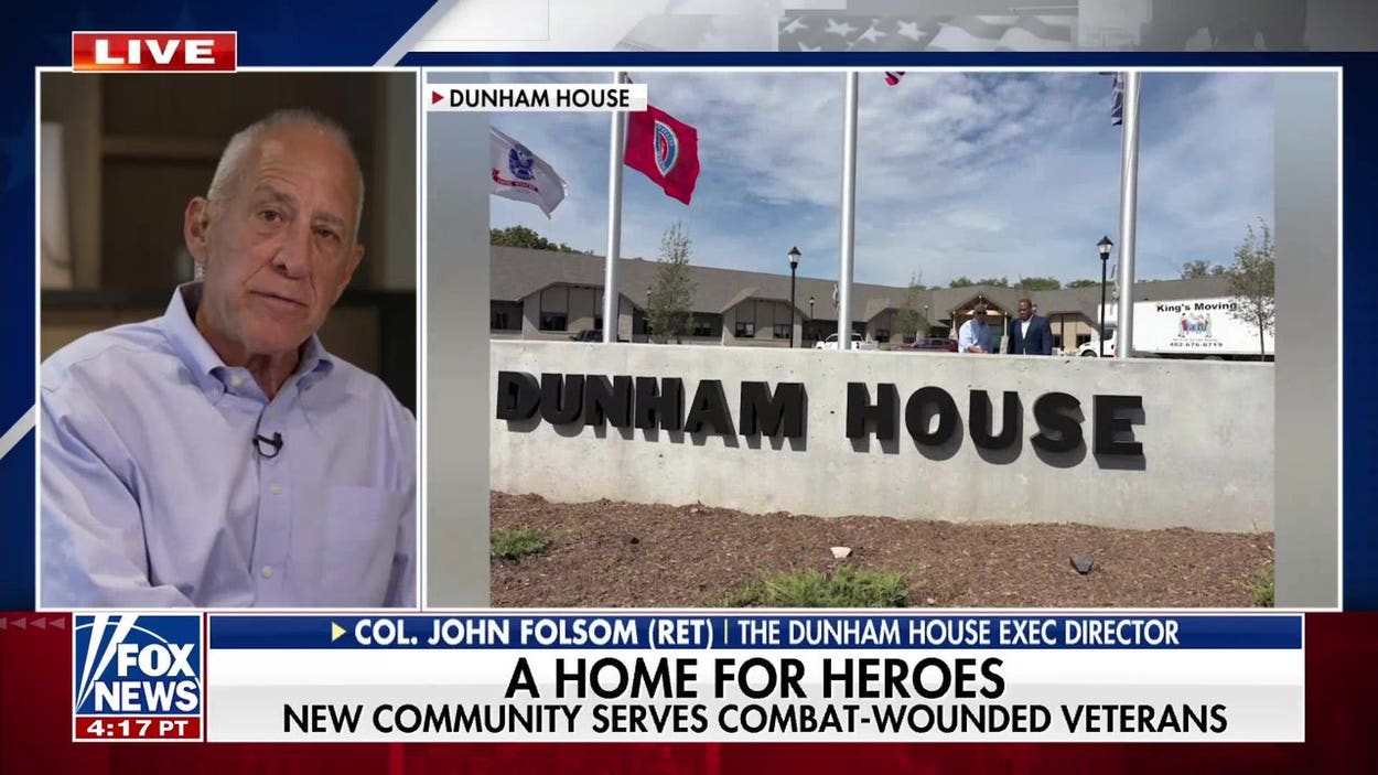 Ret Col John Folsom outlines Dunham House's mission for combat-wounded veterans