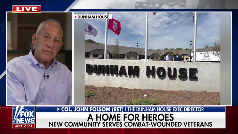 Ret Col John Folsom outlines Dunham House's mission for combat-wounded veterans