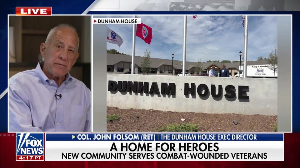 Ret Col John Folsom outlines Dunham House's mission for combat-wounded veterans