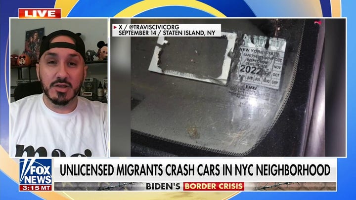 NYC migrants leave Staten Island neighborhood in shambles with car crashes, trash on streets