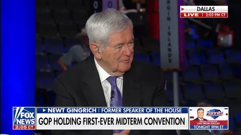 Newt Gingrich warns GOP midterms must focus on America's future