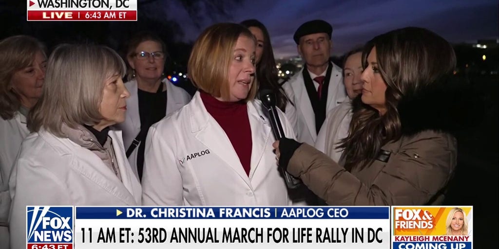 Pro-life OBGYNs gather at 53rd Annual March for Life rally in DC | Fox News Video